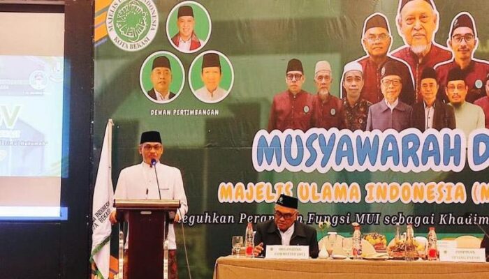 Sah! KH Saifuddin Siroj Pimpin MUI Kota Bekasi Periode 2024-2029, Ini Harapannya