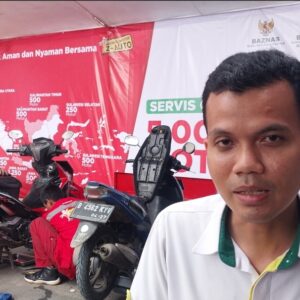 250 Motor Pemudik di Service BAZNAS Kota Bekasi