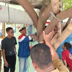 Bau Gas di Pondok Melati, Camat Lakukan Pengecekan Lokasi