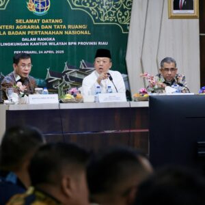 Percepatan Penataan Pertanahan Riau: Fokus HGU dan Pendaftaran Tanah