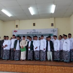 Resmi Dilantik, MWCNU Bekasi Utara Komitmen Penguatan Ideologi Ahlusunnah Wal Jamaah