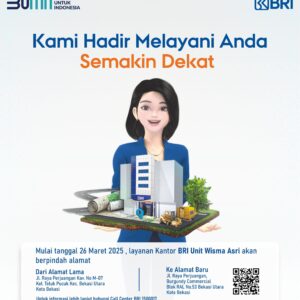 BRI Unit Wisma Asri Pindah Lokasi, Layanan Tetap Prima