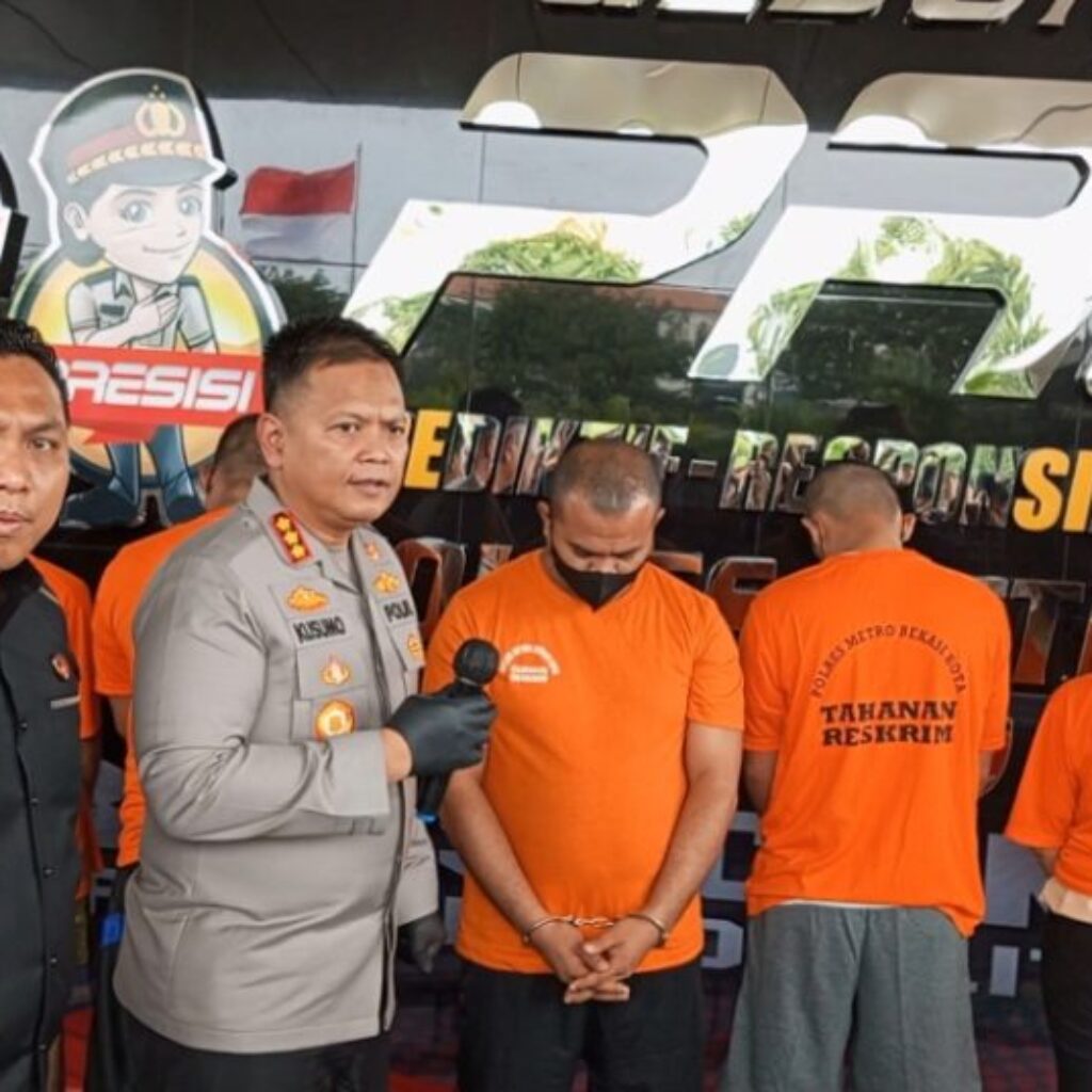 Polres Bekasi Kota Ungkap Sindikat Perampasan Mobil Bermodus Debt Collector