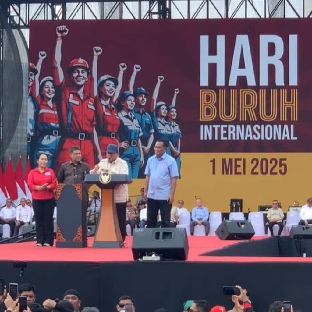 Bentuk Dewan Kesejahteraan Buruh, Prabowo: Untuk Hapus Outsourching