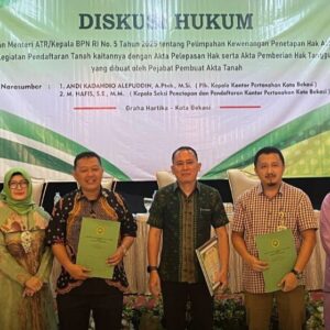 Peran Strategis PPAT dan Notaris Bahas Pendaftaran Tanah di Kota Bekasi