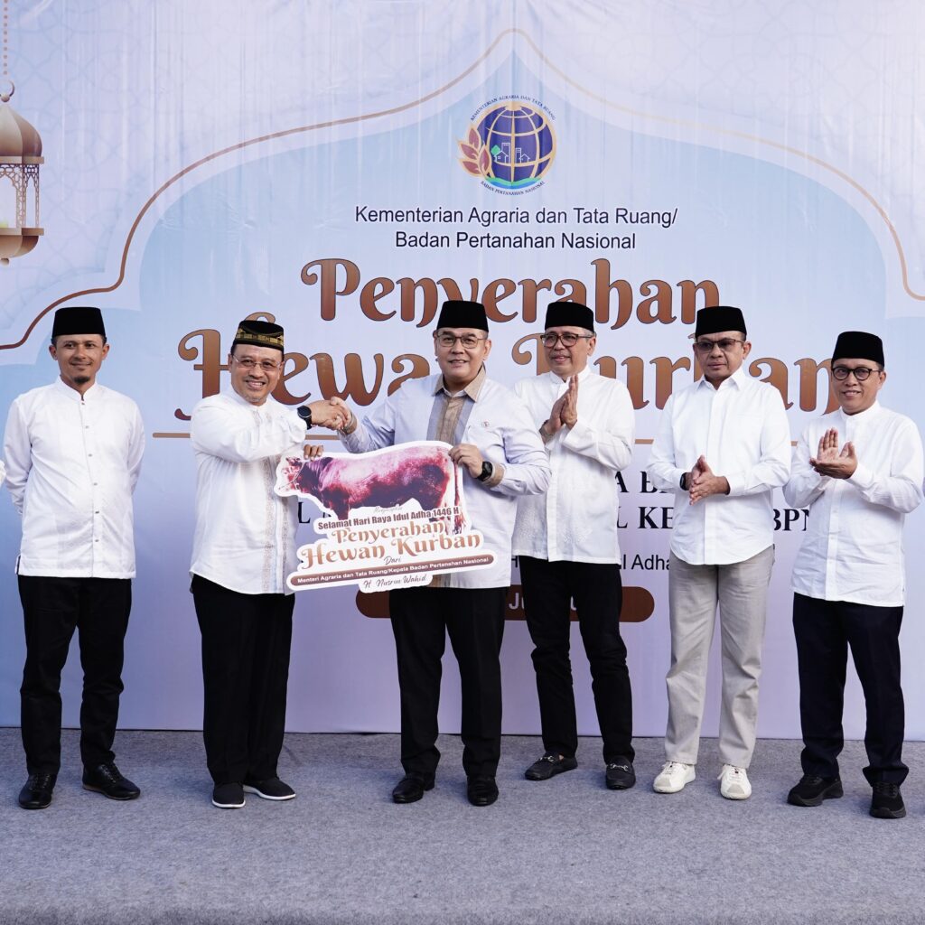 Iduladha 1446 H, ATR/BPN Himpun dan Distribusikan 99 Hewan Kurban ke Seluruh Indonesia