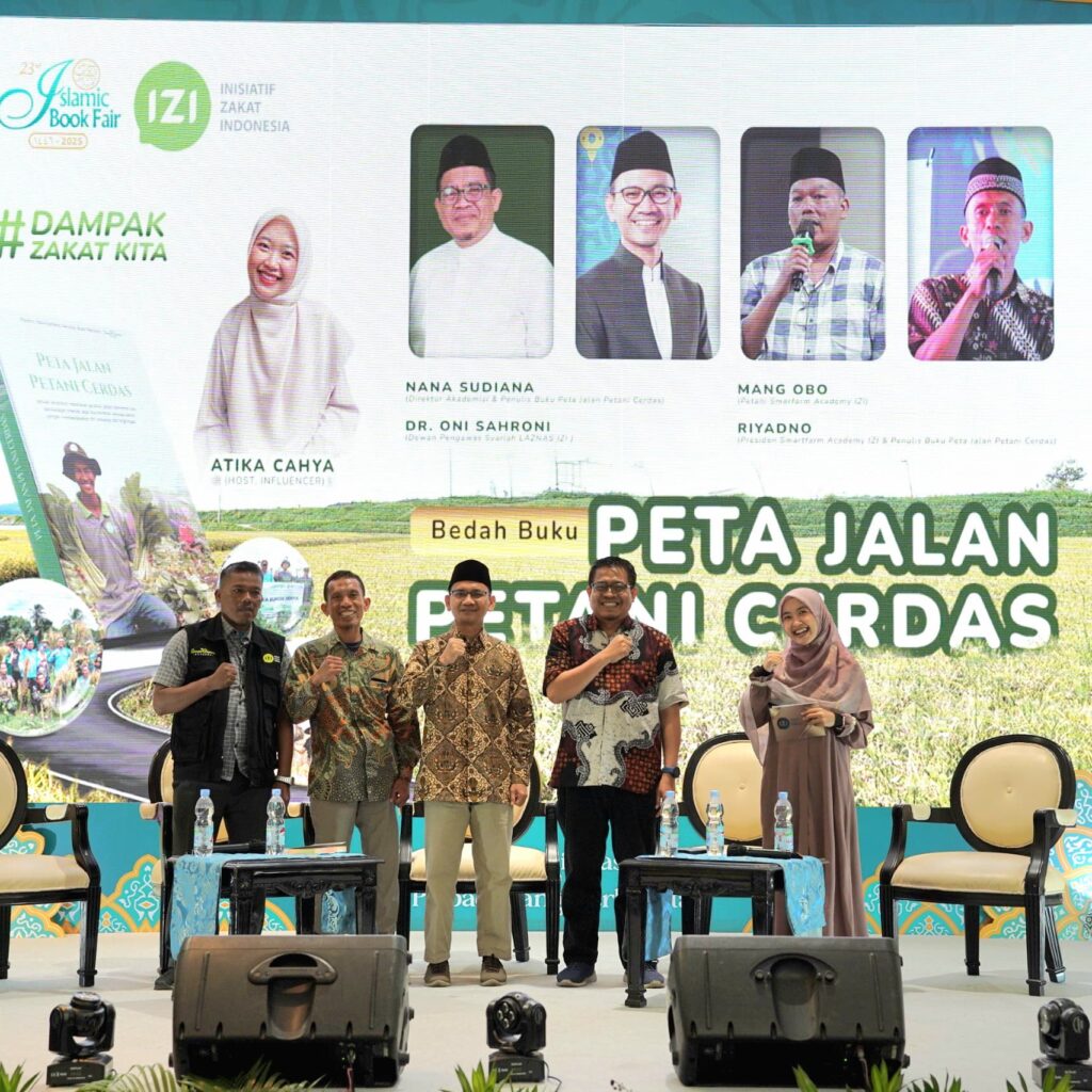 Kisah Inspiratif, Laznas IZI Bedah Buku Peta Jalan Petani Cerdas di Islamic Book Fair