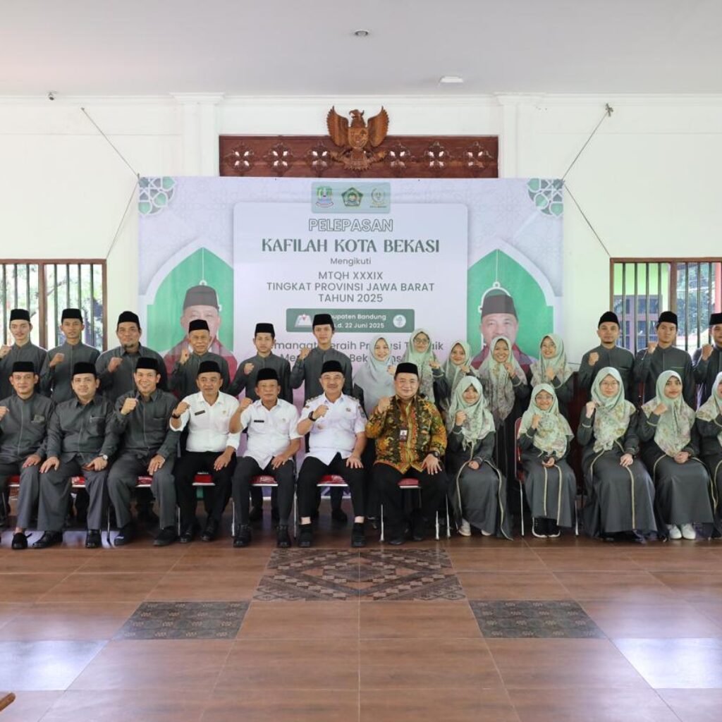 Lepas Kafilah, Wawalkot Bekasi Optimis Raih Prestasi di MTQ Jabar ke-39