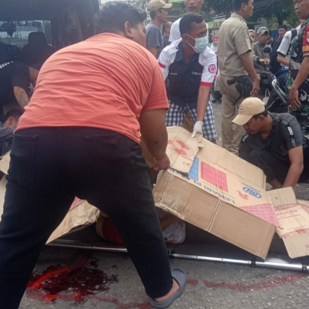 Laka Lantas, Truck Gas Elpiji Tabrak Pemorot Hingga Tewas