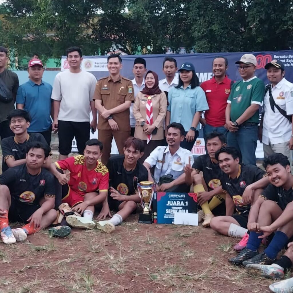 HUT RI ke-80, Karang Taruna Bekasi Utara Gelar Turnamen Sepak Bola