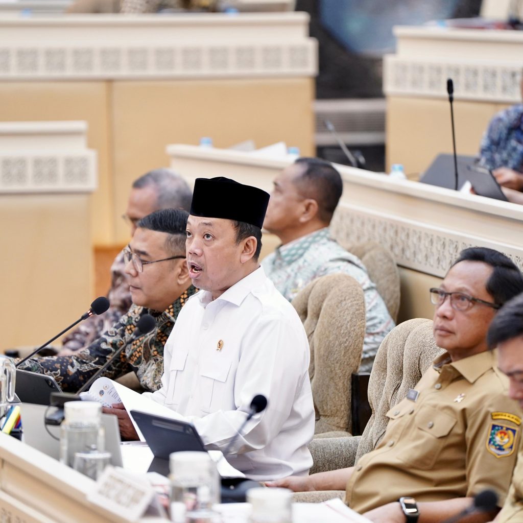 Menteri ATR/BPN Nusron Wahid Paparkan Pagu Anggaran 2026 dalam RDP DPR RI