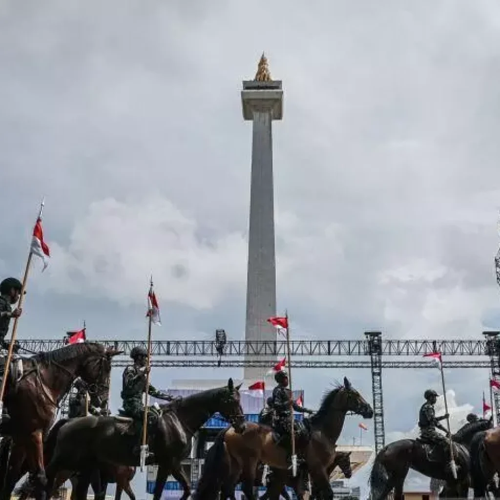 HUT ke-80 TNI di Monas, Polisi Lakukan Rekayasa Lalu Lintas