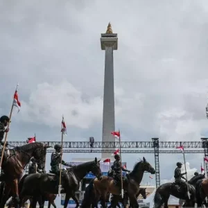 HUT ke-80 TNI di Monas, Polisi Lakukan Rekayasa Lalu Lintas