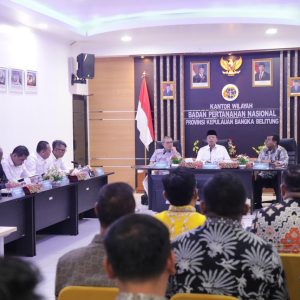 ATR/BPN Komitmen Pastikan Tanah Masyarakat Bangka Belitung Aman dan Bersertifikat