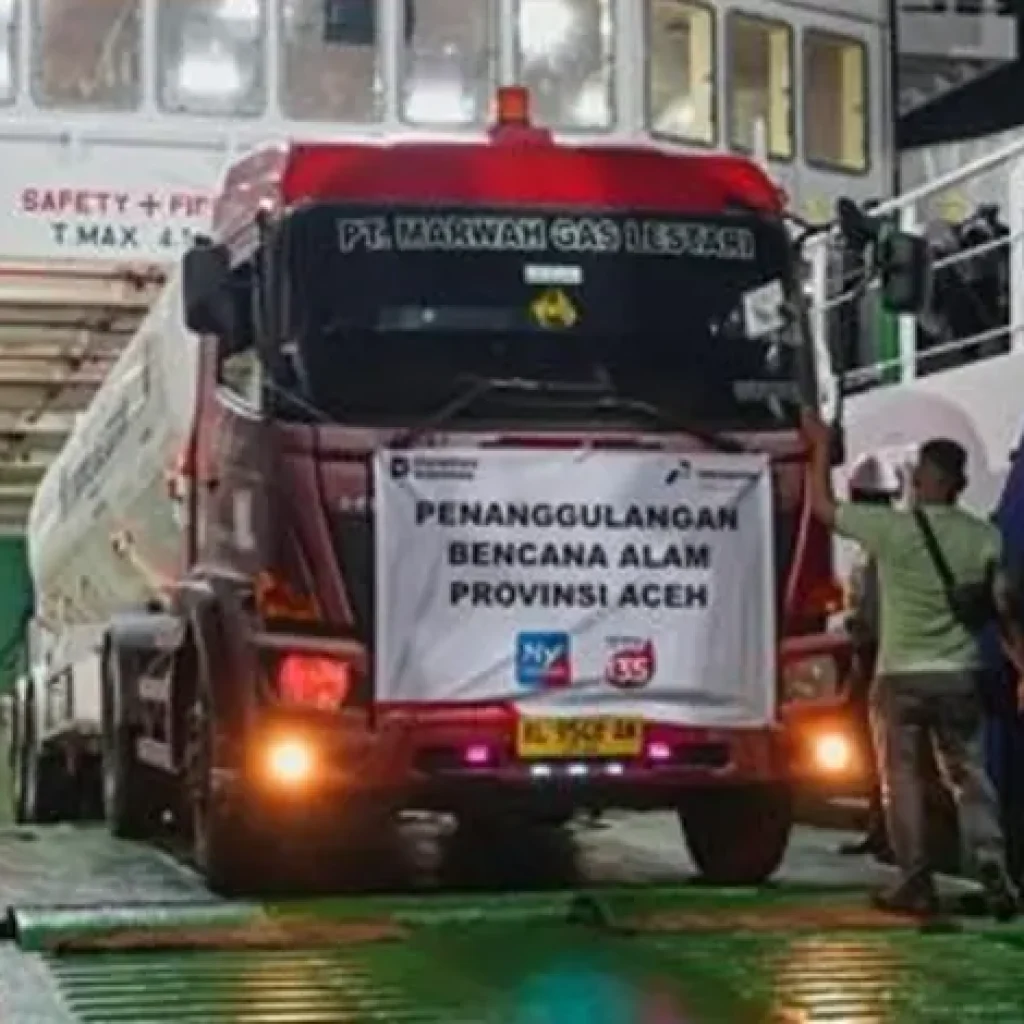 Pertamina Patra Niaga Dukung Pengungsi dengan Bantuan Bright Gas