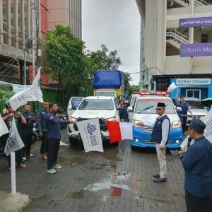 Sinergi 56 Mitra, Dewan Dakwah Berangkatkan Tujuh Armada Bantuan Kemanusiaan ke Sumatra Barat