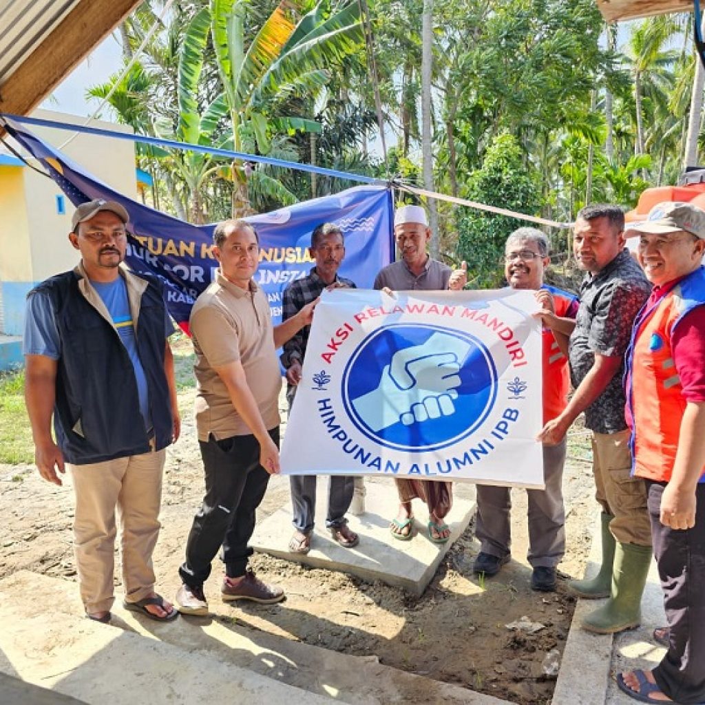 ARM HA-IPB Salurkan Sumur Bor untuk Korban Banjir Aceh