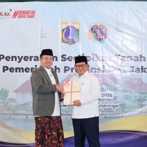 Pecahkan Rekor MURI, Kementerian ATR/BPN Tuntaskan Sertipikasi Ribuan Aset Milik Pemprov DKI