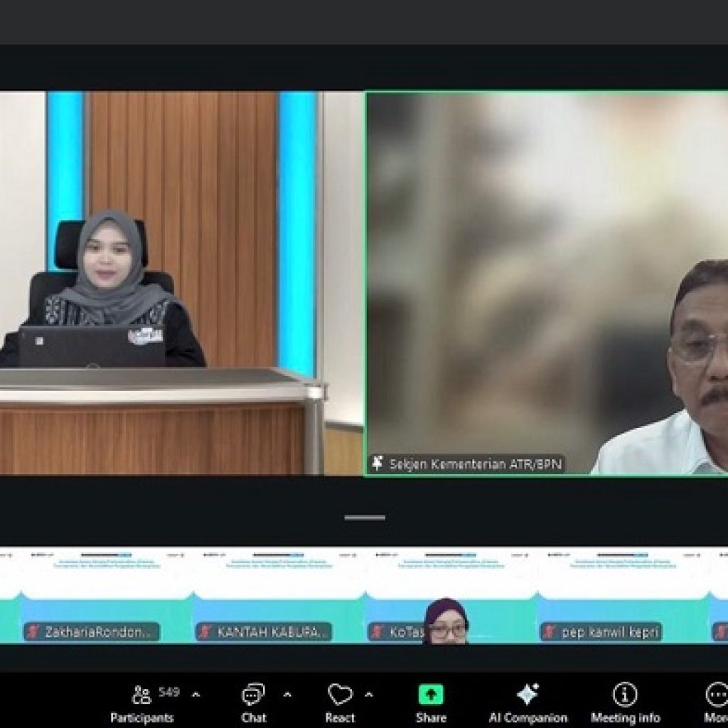 Tingkatkan Profesionalitas Kerja, 820 Pejabat Kementerian ATR/BPN Ikuti Sosialisasi Sertifikasi Pengadaan Barang/Jasa