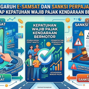 Pengaruh E-Samsat dan Sanksi Perpajakan terhadap Kepatuhan Wajib Pajak Kendaraan Bermotor