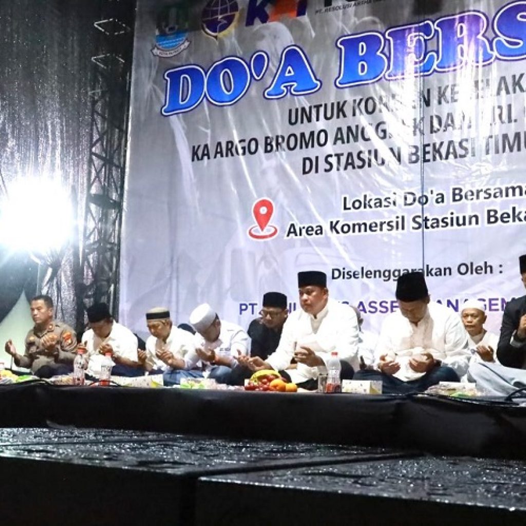 Pemkot dan KAI Gelar Doa Bersama Korban Kecelakaan Kereta Api di Stasiun Bekasi Timur