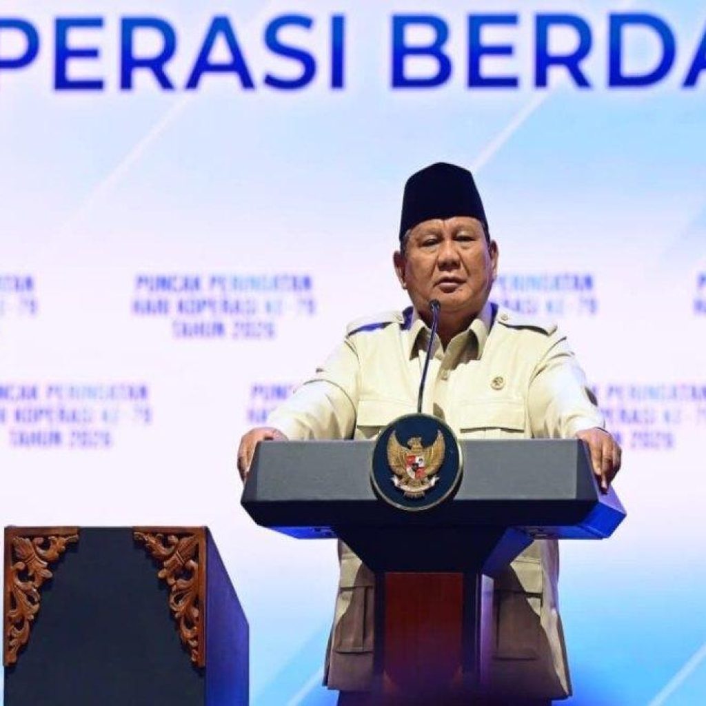 Harkopnas 2026, Prabowo Targetkan Koperasi Bangkit Perkuat Ekonomi Nasional