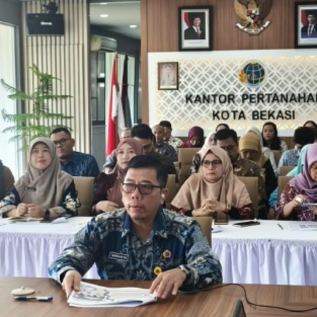 Desk Evaluasi ZI, Kantah Kota Bekasi Perkuat Komitmen Menuju WBK